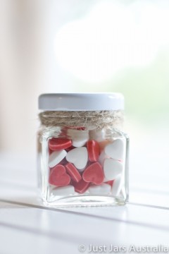 50ml square jar (with lid)