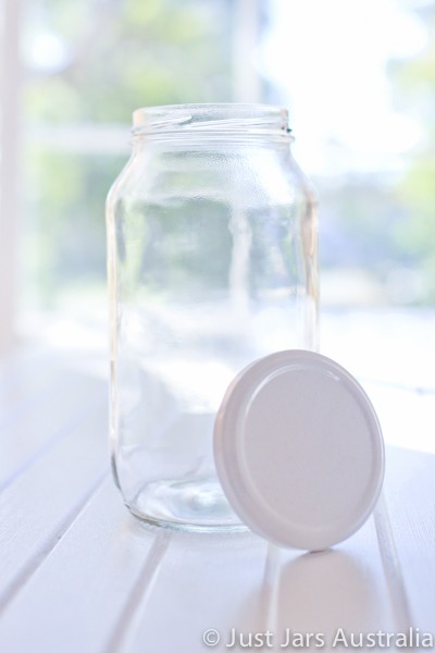 750ml round jar (with lid)